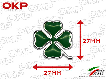 Alfa Romeo Kleeblatt 27 x 27mm selbstklebend