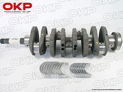 Rebuilt crankshaft with bearings 1300, 105