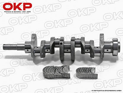 Rebuilt crankshaft with bearings 1300cc, 750 Giulietta