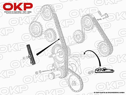 Timing chain guide set AR Montreal