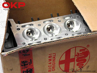 New original Alfa Romeo cylinder head 1300cc carb.