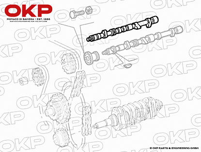 Albero a camme Spider IE + 75 IE (con variatore di fase)