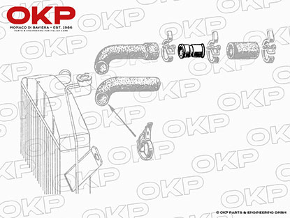 Thermostat 750 / 101 Veloce (Schlauch-Thermostat)