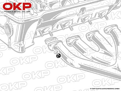 Feingewindemutter Kupfer Krümmer M8 x 1 (SW 12)