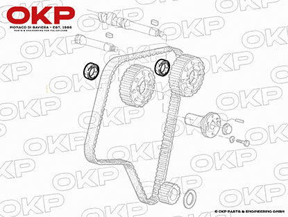 Simmerring für Nockenwelle 2000 - 3000 V6 12V