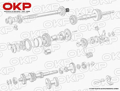 Nadellager Hauptwelle 1300 - 2000cc