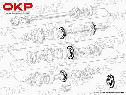 Corona ingranaggio 2. - 5. marcia 101 / 105 / 115