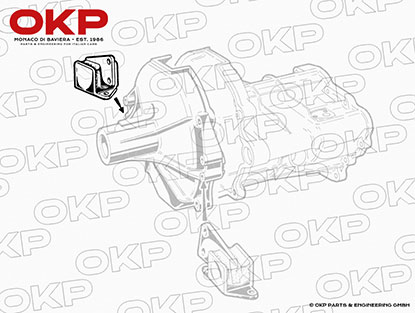 Getriebeaufhängung rechts A + GL + 75 
