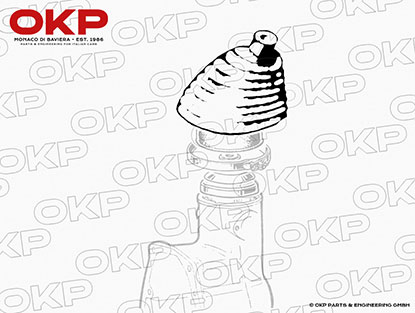 Gear lever rubber boot medium 105