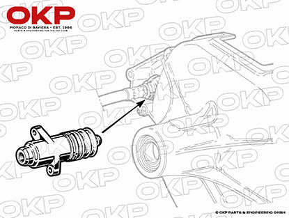 Kupplungsnehmerzylinder 1,3 - 2,0 Alfetta + GL + 75