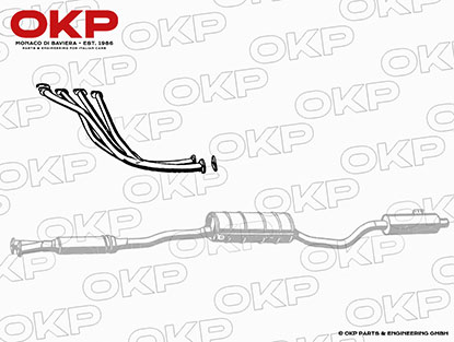 Exhaust manifold 1300 Sprint / Spider Veloce / SS / SZ