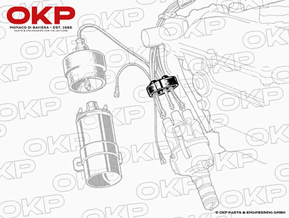 HT lead ignition coil rubber cap 105 / 115 + A + GL + 75