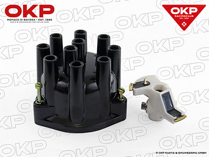 Distributor cap + rotor set Alfa GTA 1300 / GTAm (10mm)