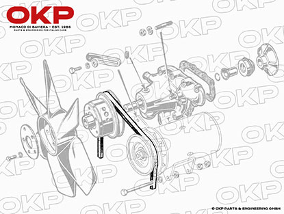 Keilriemen 1300-1600cc 101 / 105 1. Serie / 101