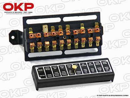 Fuse box 105 1. series GT / GTA / Giulia (10 fuses)