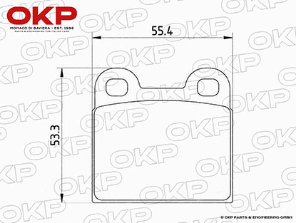 Satz Bremsbeläge hinten 1300 - 2000cc TEXTAR