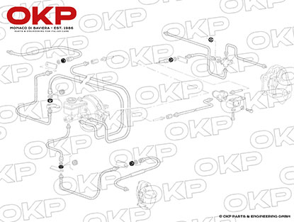 Dado per tubazione freni 1300 - 2000 105 / 115