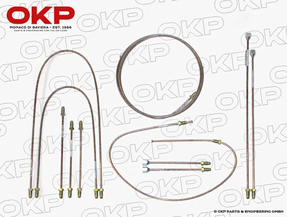 Satz Bremsleitungen 101 m. Scheibenbremse Kunifer