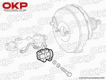 Bremskraftregler Alfetta GTV/6 + 75