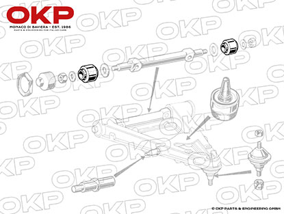 Buchse Schwingarm unten 1300-2500 A + 75 + GTV 6