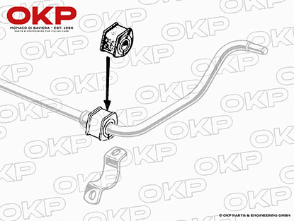 Satz (2) Stabigummis hinten 1300 - 2000 Nord Superpro