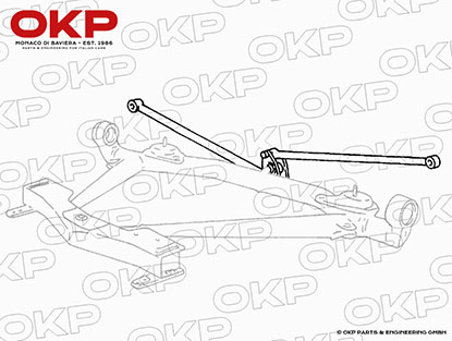 Kit Watt barra di torsione post. Alfetta / GTV/6 + 75 Uniball