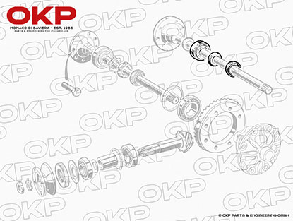 Wheel bearing kit rear 105 / 115 2. Serie Premium