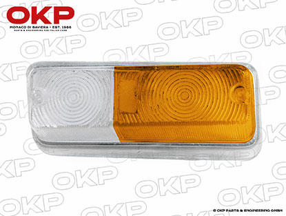 Blinkerglas vorne links weiss / orange 1750 - 2000 Berlina