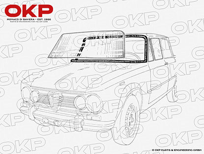 Frontscheibendichtung Giulia / Berlina