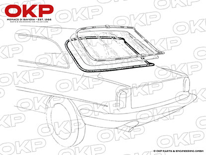 Heckscheibendichtung 2000 / 2600 Sprint