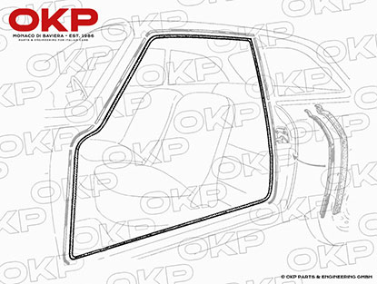 Türdichtung 1300-2000 GT Bertone links Original