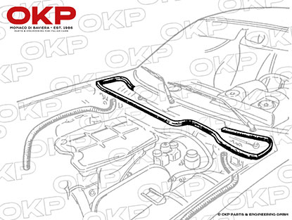 Engine hood rubber gasket Montreal