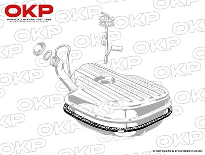 Gummidichtung Benzintank 1300 - 2000cc 105