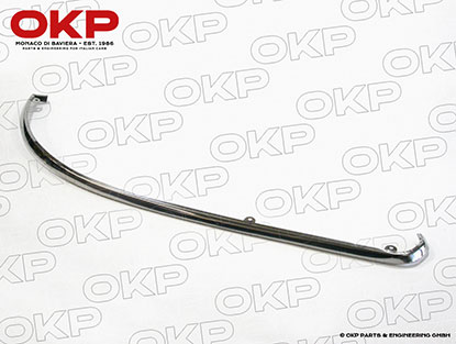 Front bumper bottom chrome trim Spider 70 - 82 left