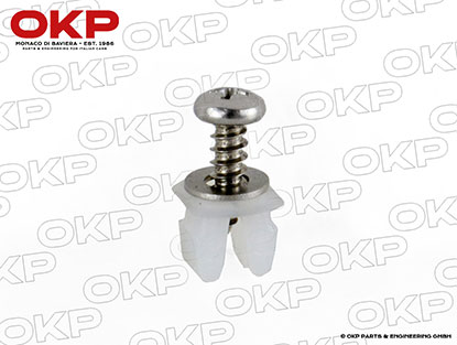 Screw / Clip for front number plate bracket Bertone GTV 