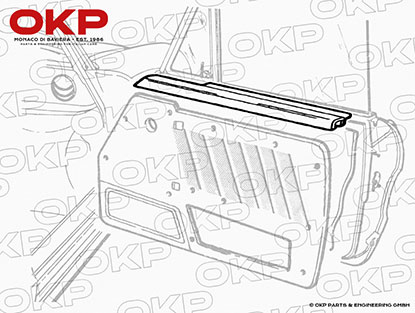 Oberteil Türverkleidung Spider 1989 - 93 rechts