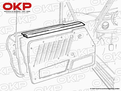 Oberteil Türverkleidung Spider 1989 - 93 links