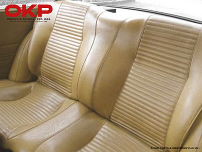 Sitzbezug hinten GTV 2000 Bertone Kunstleder beige