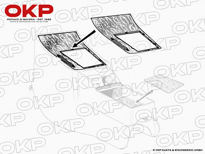 Holzverkleidung Mittelkonsole 2000 GTV Bertone