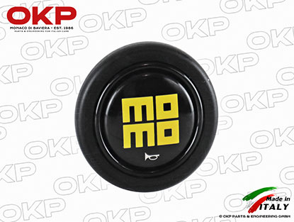 MOMO horn button Heritage black / yellow