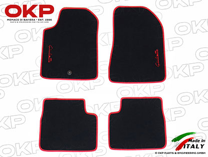 Set floor mats black Velours Giulietta 2010-14