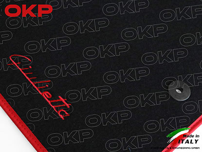 Set floor mats black Velours Giulietta 2010-14