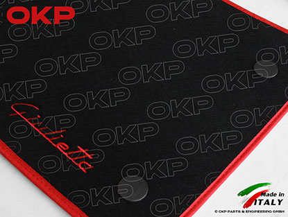 Set floor mats black Velours Giulietta 2015-20