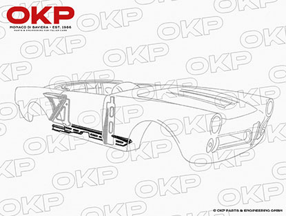 Innenschweller rechts 2000 / 2600 Touring Spider