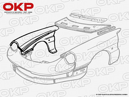Kotflügel vorne Spider 1983 - 89 rechts