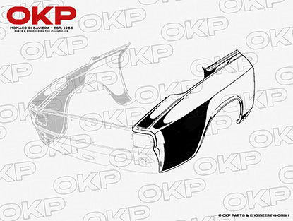 Kotflügel hinten GT Bertone 1. Serie rechts