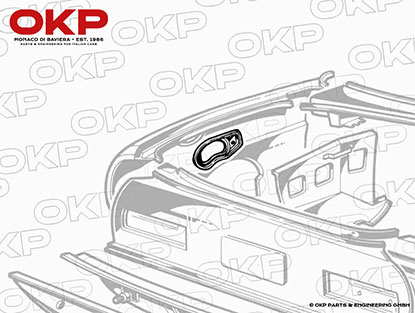 Rahmen Tankklappe 1300 - 2000 Spider 66 - 82