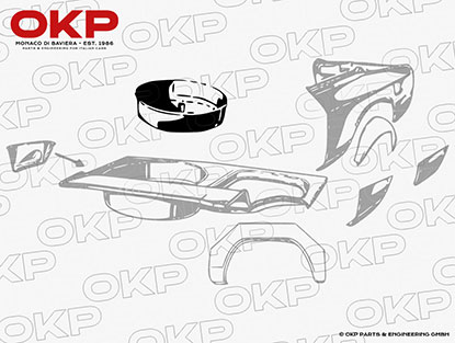 Reserveradwanne 1300 - 2000 Nord 105 / 115