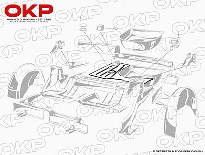 Kofferraumboden 2000 / 2600 Touring Spider