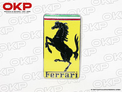 Emblem Ferrari (emailliert) vorne (anni 40 1.Serie)